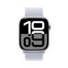 Apple Watch Series 10 GPS 46mm Silver Aluminium Case with Blue Cloud Sport Loop - Image 2